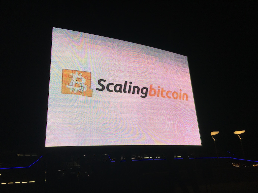 The Scaling Bitcoin sign