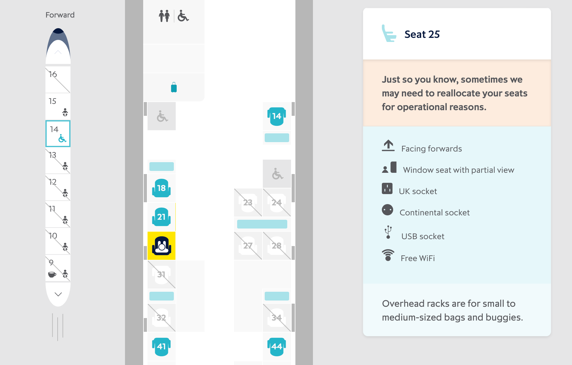 Day 28: The best seat selection UI ever